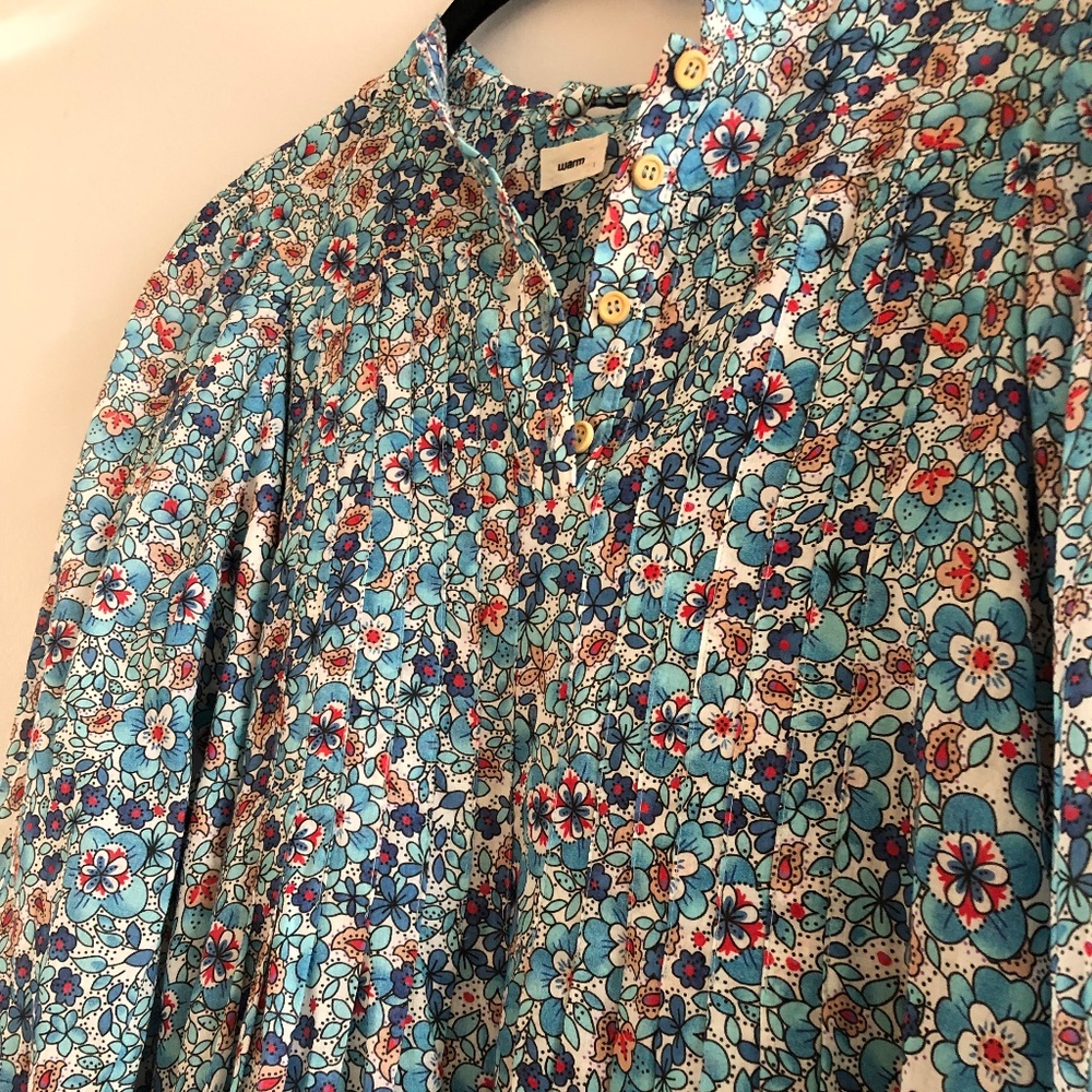 Warm Longsleeve Floral Dress